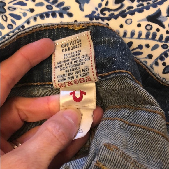 ❤️ True Religion Joey Wide Leg 28 - Picture 7 of 8